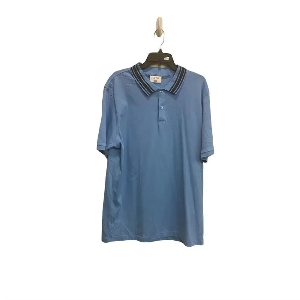Jeff Blue and Black Polo